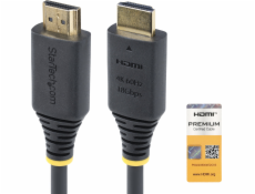 StarTech.com 3m (10ft) Premium Certified High Speed HDMI Cable, 4K60Hz - Prémiove vysoká rychlost - kabel HDMI s ethernetem - HDMI s piny (male) do HDMI s piny (male) - 3 m - cerná - podpora 4K60Hz, p