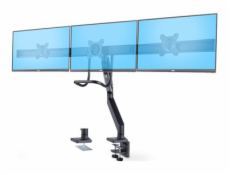 StarTech.com Crossbar Triple Monitor Desk Mount, VESA 75x75/100x100 - Montážní sada - nastavitelné rameno - pro 3 LCD displeje - triple monitor mount - hliník, ocel, plast - cerná - velikost obrazovky