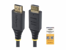 StarTech.com 1m (3.3ft) Premium Certified High Speed HDMI Cable, 4K60Hz - Prémiove vysoká rychlost - kabel HDMI s ethernetem - HDMI s piny (male) do HDMI s piny (male) - 1 m - cerná - podpora 4K60Hz, 
