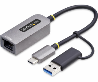 StarTech.com 2.5GbE USB-C to Ethernet Adapter with USB-A ...