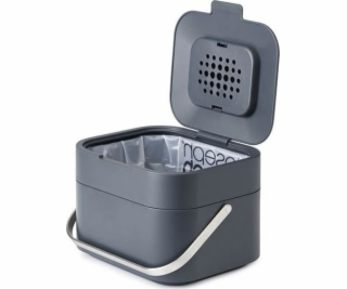 Joseph Joseph Stack grau 4L Bioabfallbehälter Geruchsfilter