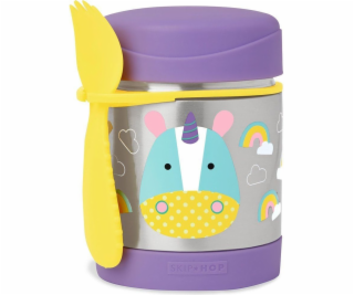 Skip Hop Termoska pro děti Zoo Jednorožec 0,325 l Stříbrn...