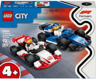LEGO City F1® Williams Racing a Haas F1® auta 4 ks. (60464)