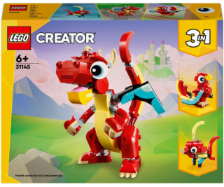 LEGO Creator Červený drak 3v1 4 ks. (31145)