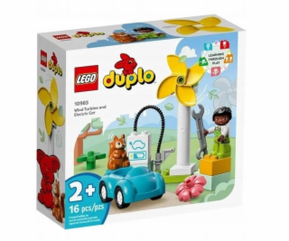 LEGO Duplo Větrná turbína a elektrické auto 6 ks. (10985)