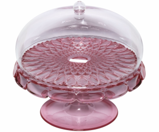 Guzzini VANITY Kuchenplatte mit Fuß und Haube Flamingo pink