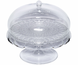 Guzzini VANITY Kuchenplatte mit Fuß und Haube Clear