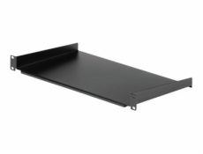 StarTech.com 1U Fixed Server Rack Mount Shelf, 10in Deep Steel Universal Cantilever Tray for 19  AV/Data/Network Equipment Rack with Cage Nuts & Screws, 44lbs Weight Capacity, 10  Deep - 1U Network Ra