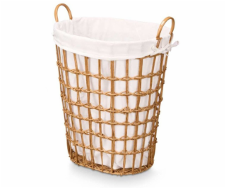 Kipit Koš na prádlo s látkovou vložkou a rukojeťmi, 58 cm