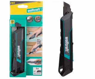 Wolfcraft Nůž PRO SAFETY s odlamovací čepelí, 18 mm wolfc...