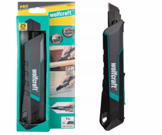 Wolfcraft 25mm nůž PRO SAFETY s odlamovací čepelí, wolfcraft