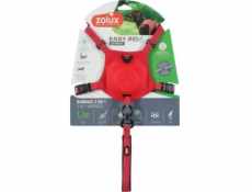 Zolux Postroj s automatickým vodítkem Easyride S červený