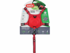 Zolux Postroj pro psy s automatickým vodítkem Easyride XS červený