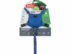 Zolux Postroj pro psy s automatickým vodítkem Easyride S modrý