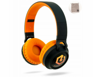 PowerLocus Sluchátka BT Bobo Kids modrá/oranžová