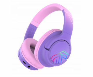 PowerLocus Dětská Bluetooth sluchátka Bobo, černá/modrá