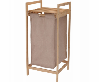 Home Styling Collection Úzký koš na prádlo s bambusovým r...