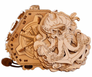 Hlavolam EscapeWelt 3D dřevěný Blackbeard s Compass