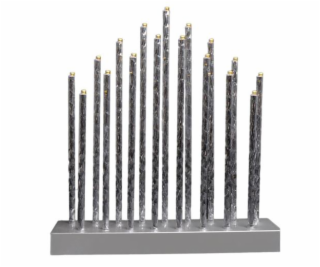 Svícen vánoční 17 svíček, LED teplá bílá, 28,5 x 26 x 5,7...