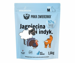 PAKA ZWIERZAKA Lamb and turkey M - suché krmivo pro kočky...