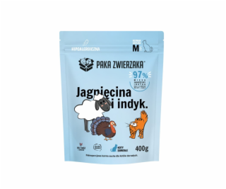 Paka Zwierzaka Jagnięcina z indykiem  M  400g