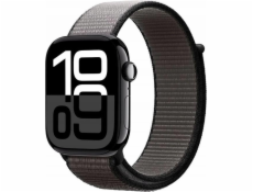 Crong Nylonový sportovní řemínek pro Apple Watch 44/45/46/49 mm, nočně šedý – bezpečnost zaručena. Jednoduché splátky. Doprava zdarma od 170 PLN.
