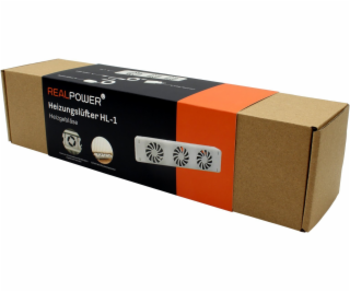 REALPOWER Heizungslüfter HL-1,Lüfter se 3 ventilátory