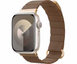 Crong Eclipse - kožený magnetický řemínek pro Apple Watch...