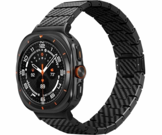 Řemínek z uhlíkových vláken Pitaka, černý - Galaxy Watch,...