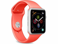 Puro PURO ICON Apple Watch Band - Elastický sportovní řemínek pro Apple Watch 38 / 40 mm (S / M a M / L) (živý korál)