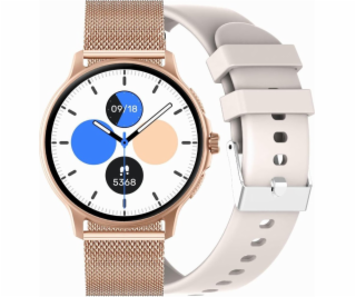 DÁMSKÉ HODINKY SMARTWATCH GRAVITY GT12-5 PRO VÝMĚNU ŘEMÍN...