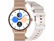 DÁMSKÉ HODINKY SMARTWATCH GRAVITY GT12-5 PRO VÝMĚNU ŘEMÍNEKU NA HLAVNÍM OBRÁZKU NA ŠEDOU