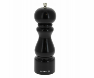 RUMBA Mlýnek na sůl 20 cm černě lakovaný