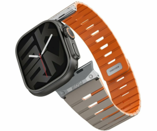 SKINARMA Řemínek Gemini pro Apple Watch 49/46/45/44mm šedý