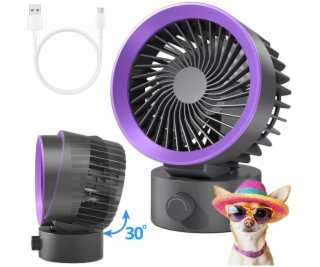 NoName LLD-F87R bílý stolní ventilátor/ventilátor