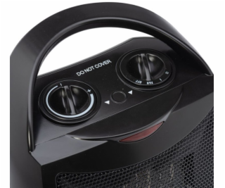 PSB Keramický ventilátorový ohřívač 1500W RC-K-398 černý