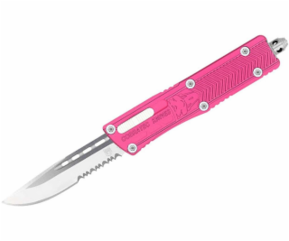 TOGO CobraTec Small Sidewinder Pink Drop Serrated Nůž