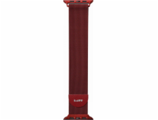Laut Steel Loop - ocelový řemínek pro Apple Watch 38/40 mm, červený