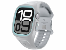 Spigen Liquid Air Pro - řemínek s pouzdrem pro Apple Watch 10 46mm (šedý)
