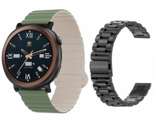 GepardWatches Chytré hodinky GlacierX Theron Black + stan...