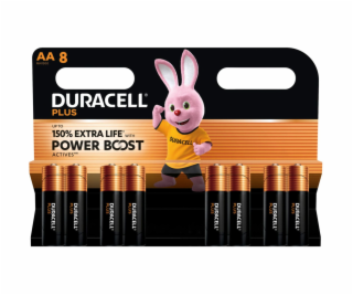 1x8 Duracell Plus Power Boost Mignon MN1500 AA LR6 1,5V