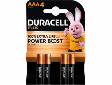 1x4 Duracell Plus Power Boost Micro MN2400 AAA LR03 1,5V