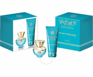 SET VERSACE Dylan Turquoise Pour Femme EDT sprej 50ml + S...