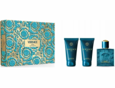 Versace Eros rinkinys vyrams (EDT, 50 ml + dušo gel, 50 ml + balzamy po skutimosi, 50 ml)