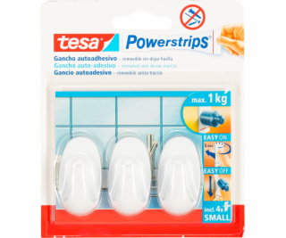 Tesa Powerstrips Haken 57533 oval weiß
