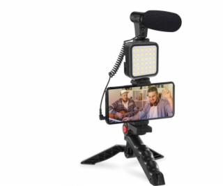 Platinet Stojan PLATINET VLOG 4 V 1 SADA VLOG 4 V 1 MIKRO...