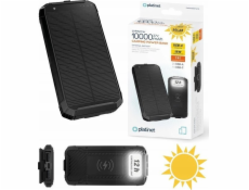 Green Cell PLATINET POWER BANK 10000 mAh BEZDRÁTOVÁ NABÍJEČKA 15W SOLÁRNÍ PANEL 2x USB-A + USB-C [46030]
