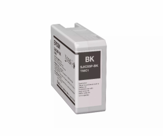 Epson SJIC55(BK): INKOUSTOVÁ KAZETA PRO COLORWORKS CW-D65...
