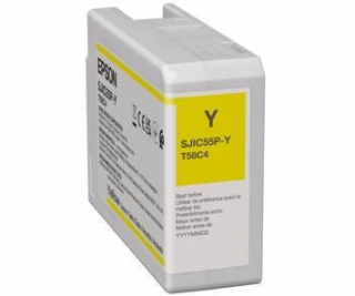 Epson SJIC55(Y): INKOUSTOVÁ KAZETA PRO COLORWORKS CW-D650...