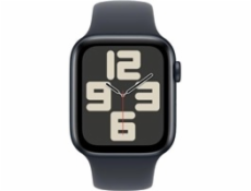 Apple Watch SE (2024) GPS 40mm Midnight Aluminium Case with Midnight Sport Band - S/M